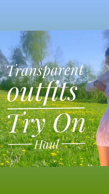 Transparent clothes. Try on Houl / by sweettaiger https://t.co/ngRraNJfXj via @YouTube https://t.co/