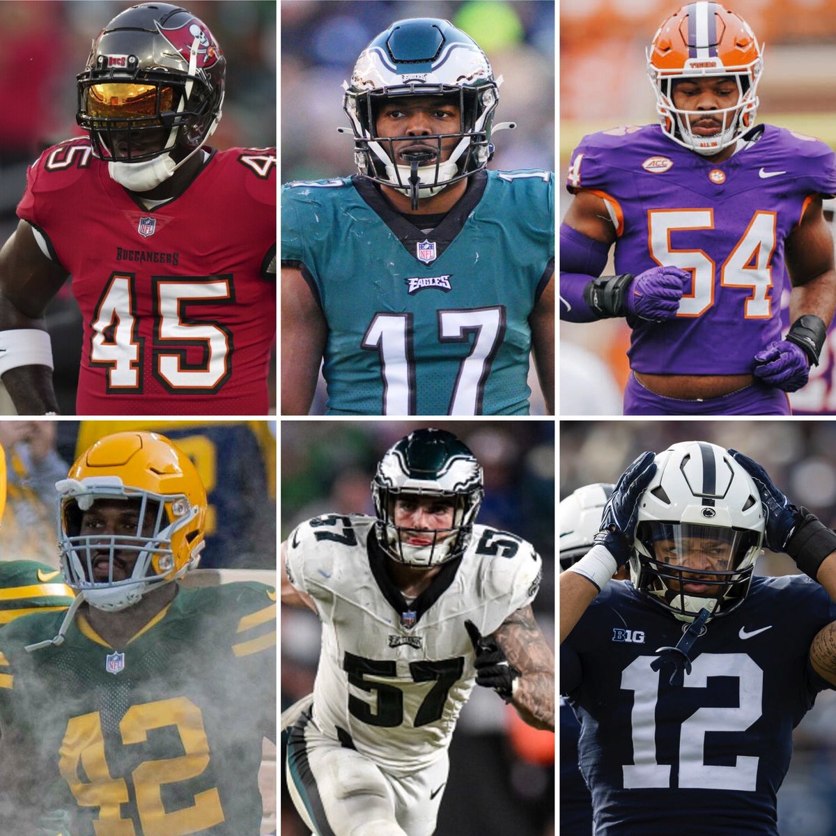 The Linebacker Postion is one to watch this year. How will this group look in 24? - Devin White - Nakobe Dean - Jeremiah Trotter Jr - Oren Burks - Ben VanSumeren - Brandon Smith #FlyEaglesFly