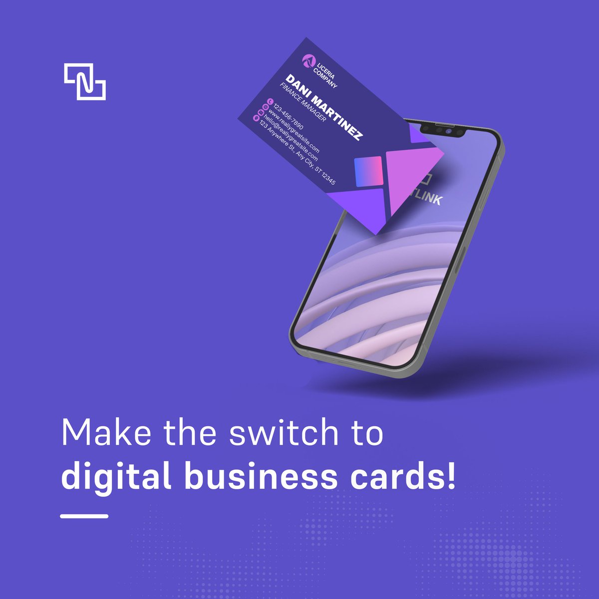 Want to make sure you're always remembered after a networking introduction? 

Break the norm with NextLink! 

Simply tap to connect with our innovative digital business card feature and make a lasting impression every time. 

#NetworkingRevolution #NextLink #BreakTheNorm