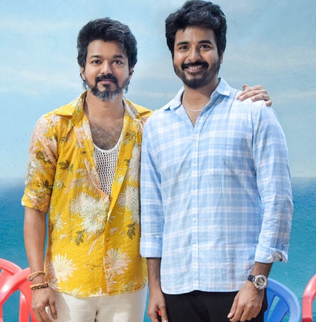 #Sivakarthikeyan cameo in #GOAT 👀❗🔥 A VP Cinema ❓ படத்துக்குள்ள படம் மாதிரியான கான்செப்ட்டா? A VenkatPrabhu Hero-nu வேற Tagline இருக்கு ❗🧐 #TheGreatestOfAllTime #ThalapathyVijay