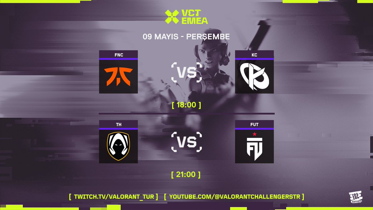 #VCTEMEA'da VALORANT Masters Shanghai bileti için mücadele başlıyor!

🇹🇷 Temsilcimiz <a href="/FUTesportsgg/">FUT Esports</a>'a Shanghai yolunda başarılar dileriz!