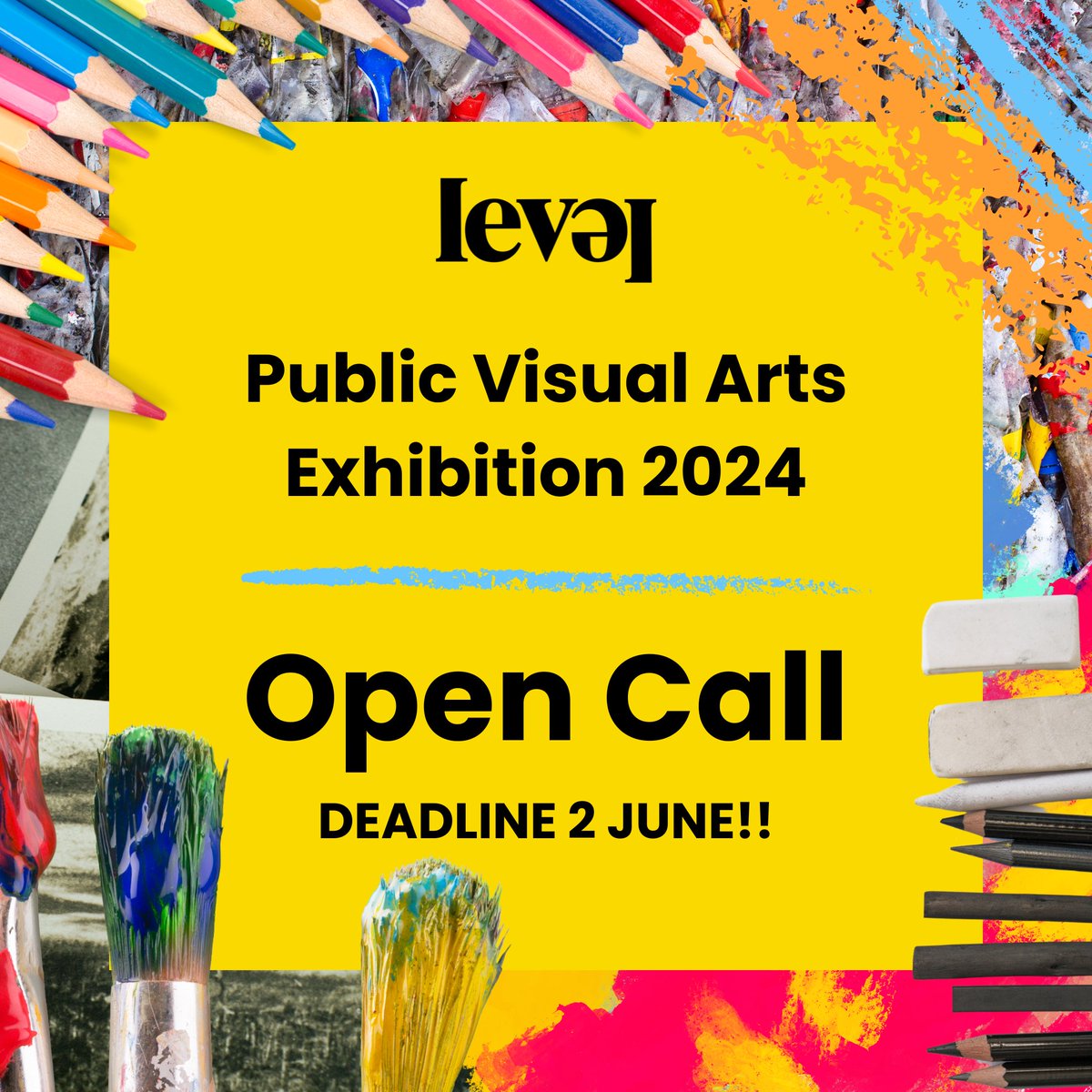 Public Open Exhibition 2024: Calling all UK based *disabled visual artists! We want the best 2D contemporary art by or for learning disabled, neurodivergent, & disabled artists! Prizes, awards & the chance to exhibit at LEVEL! bit.ly/VisArtsCallOut #OpenCall #DisabilityArts