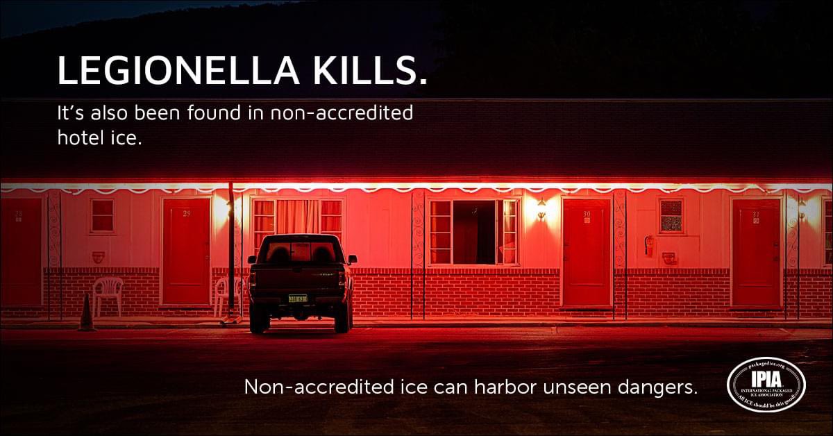 Non-accredited ice seems innocent. But those careless cubes may contain legionella, a scary bacteria which endangers consumers. The ice we eat needs more regulation and better regulation enforcement. See why: safeice.org/why-safe-ice-m….

#protectconsumers #iceisfood #lookforthelabel
