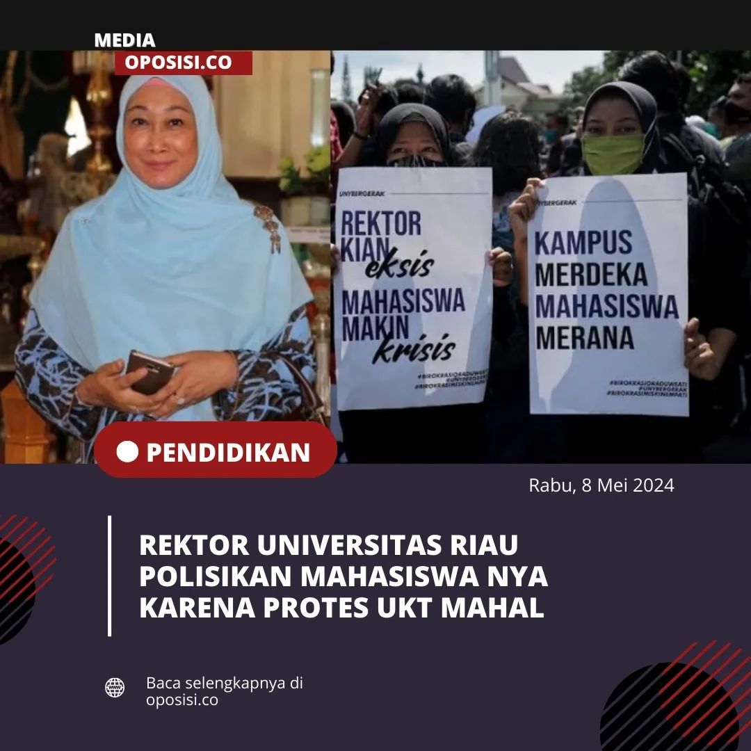 Gaes kabarnya rektor universitas Riau yang polisikan mahasiswa nya karena UKT mahal mau mencabut laporan.