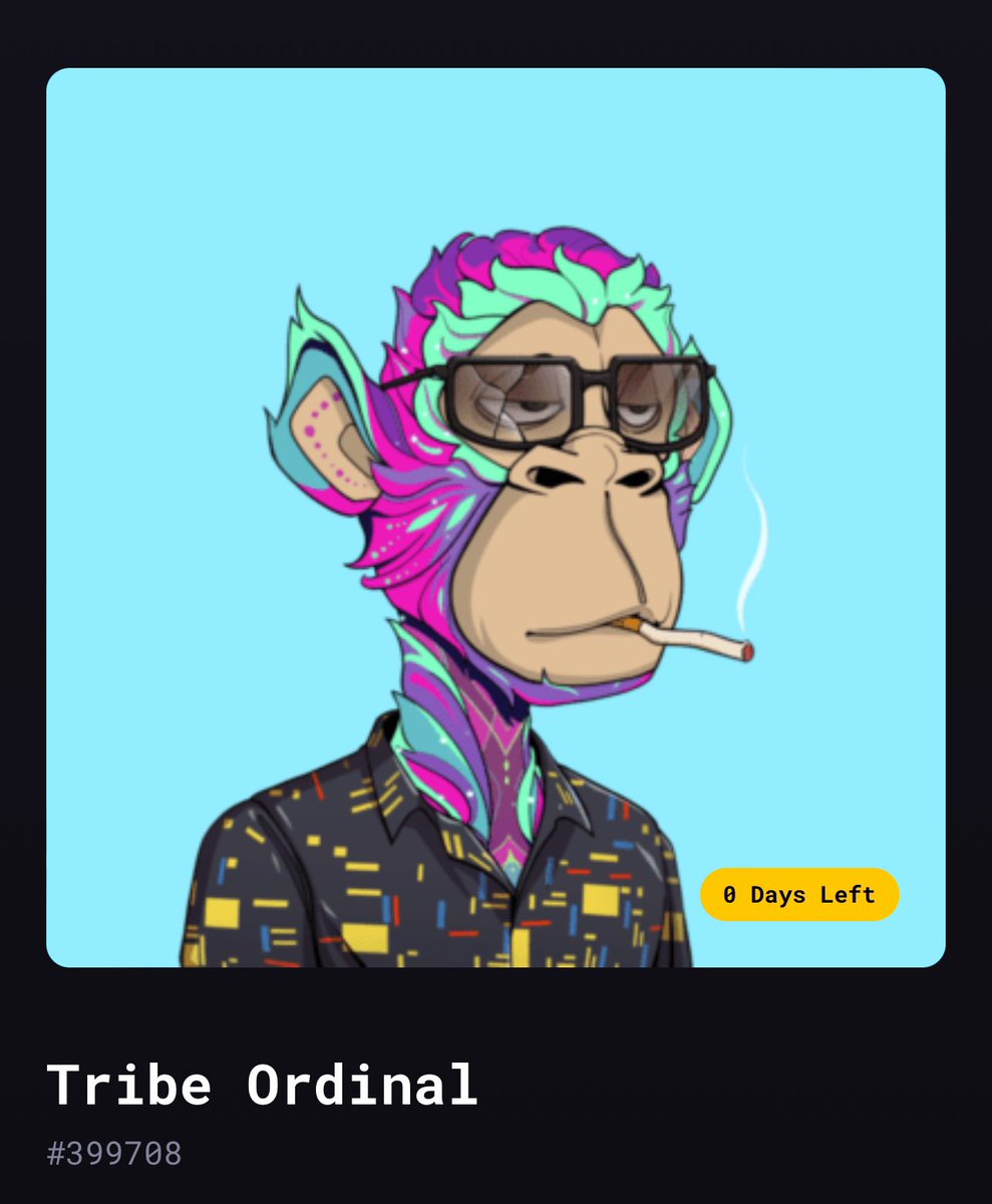 Time is ticking! ⏰ Just over 6️⃣ hours remain to get 🍌 points entered for a chance at winning this sophisticated shaman 👀 LFG #TRIBΞ 🚀🟧