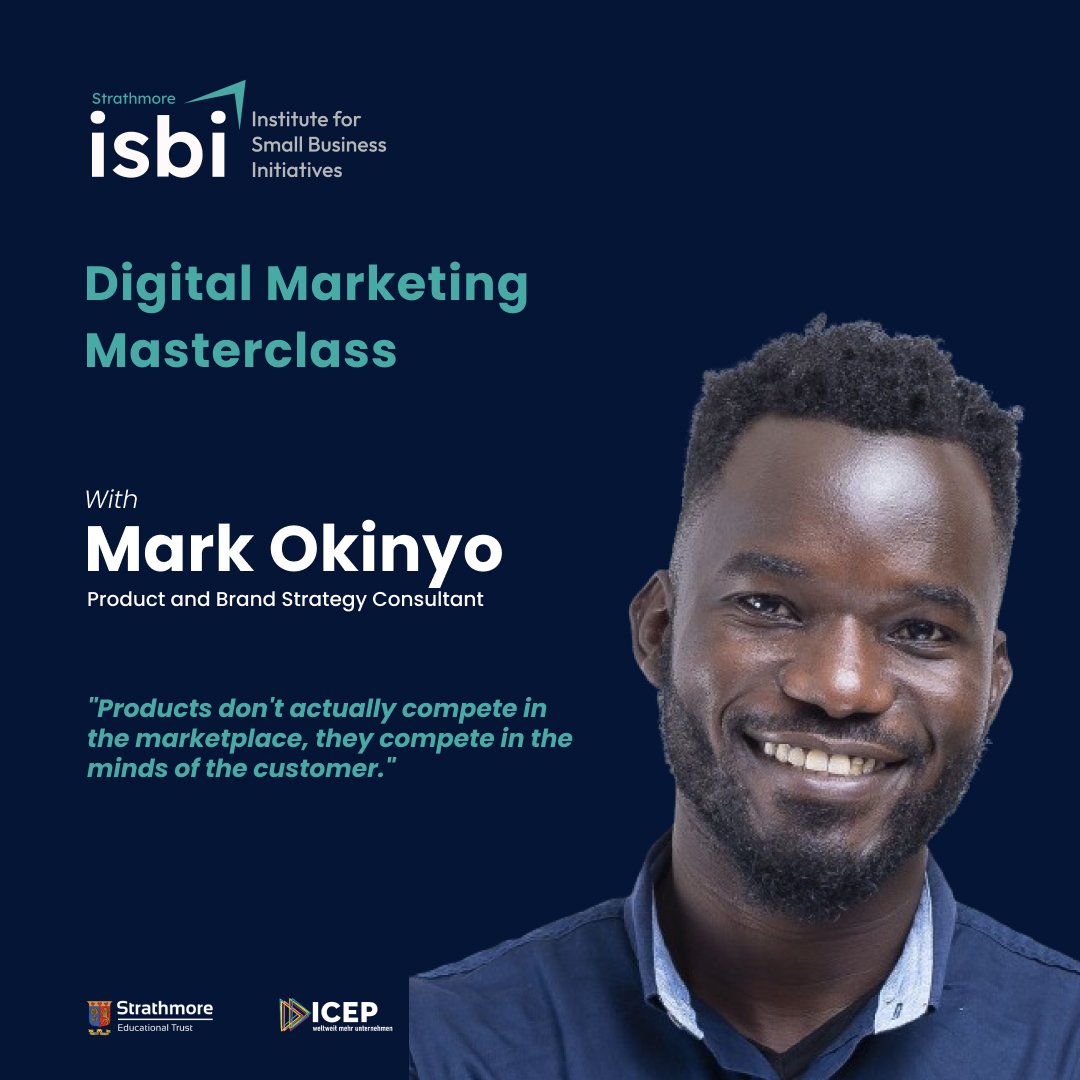 Next week on Friday I will be tapping in again at @ISBIKenya with a Masterclass on Positioning your Products in the Digital Landscape! If you're into building and selling, you will be both entertained and elightened... registration link here isbi.or.ke/events/digital…