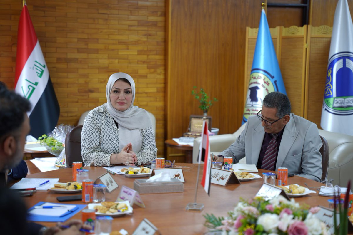 UNAMI Human Rights Office, in coordination with the College of Education for Women at University of Baghdad, organized a roundtable to discuss the human rights curriculum with a view to develop & enhance the human rights programme delivered at the College. #Standup4HumanRights