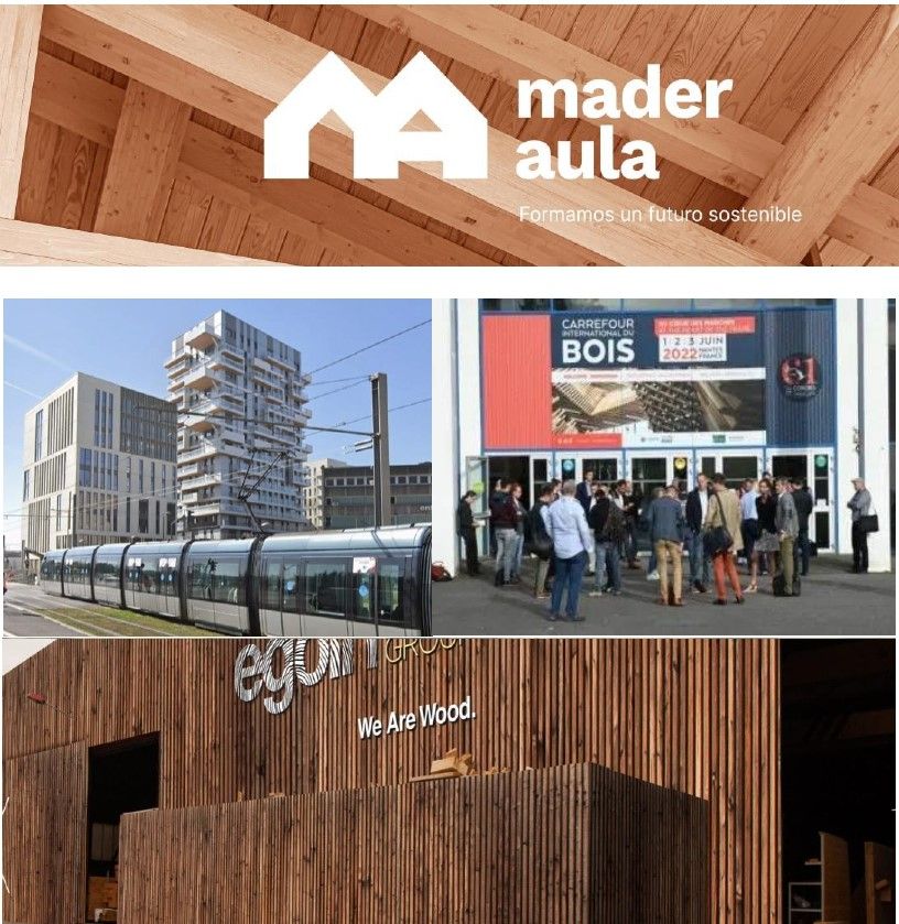 ¿Quieres conocer edificios construidos en madera acompañado de expertos? Maderaula te lleva a Francia. La ruta formativa tendrá lugar del 27 al 30 de mayo con salida y final en Vitoria. Inscripciones e info. en maderaula.es Vía: @maderaula #UNEmadera #modoMADERA