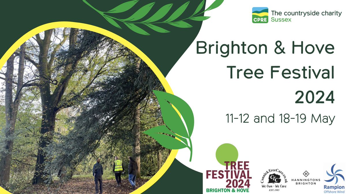 Brighton & Hove has: 🌳 A nationally important collection of elms 🌳 The national collection of Sussex apples 🌳 More than 250 varieties of lilacs Celebrate them all at the city's first tree festival 👉 ow.ly/aXN250RAe8A