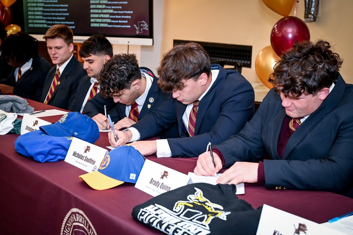 2024 COLLEGE ATHLETICS SIGNING DAY!!!! Monsignor Farrell High School honored 29 seniors who signed athletic commitments to their respective colleges and universities!
