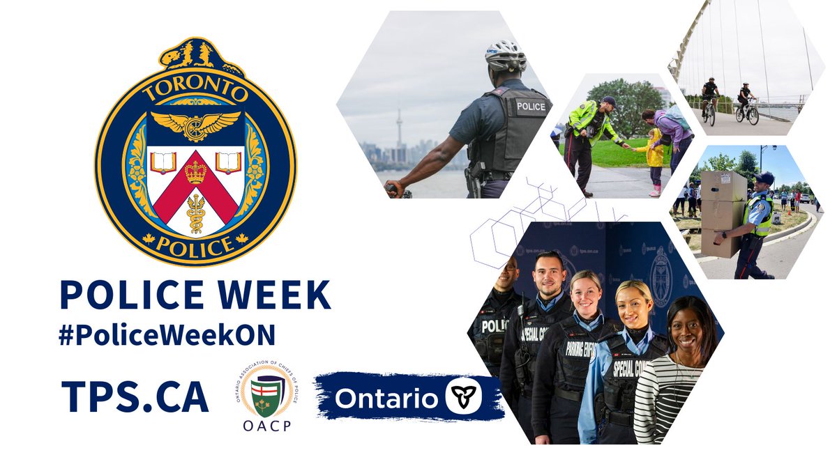 Today is the start of #PoliceWeekON! Follow the hashtags to learn about Policing as a career! #JoinTPS