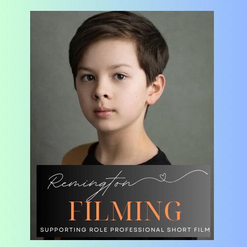 Wishing our young performer REMINGTON a brilliant final day on set, as he wraps on short film! 

#traceystalent #talent #agent #childactor #filming