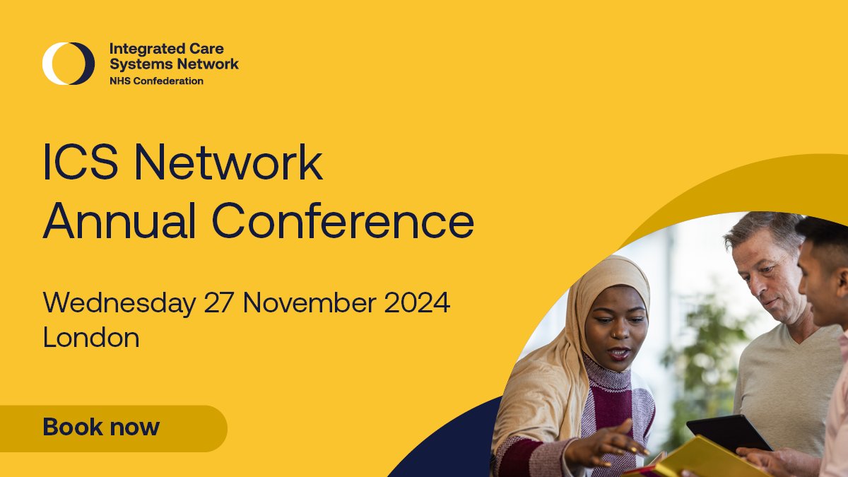 We are excited to be working with our Members to plan the agenda for our ICS Annual Conference in November. The event is a unique chance for ICS leaders to connect and we can't wait to see you all there. Book now. nhsconfed.org/events/ics-net… #icsnetwork