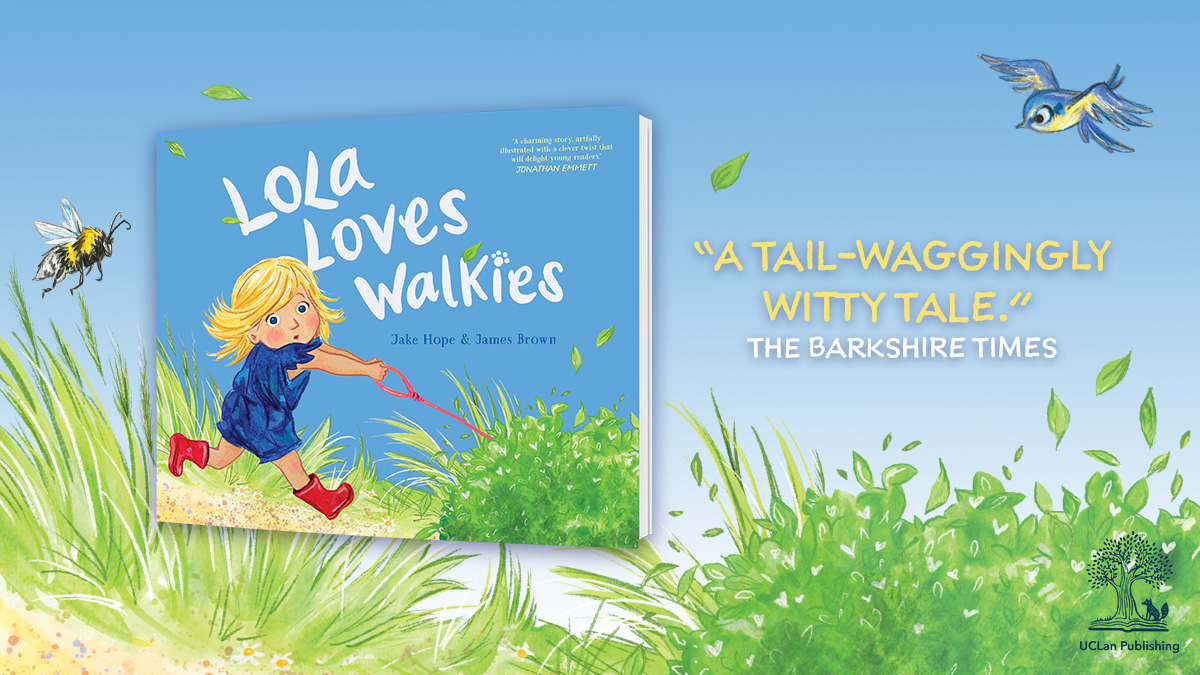 🌳 Take a stroll through the pages of ‘Lola Loves Walkies’ by @Jake_Hope! 🐶 Join Lola on her outdoor escapades, beautifully captured by illustrator @jb_illustrates 🐕 Out now: bit.ly/3JmiUgy