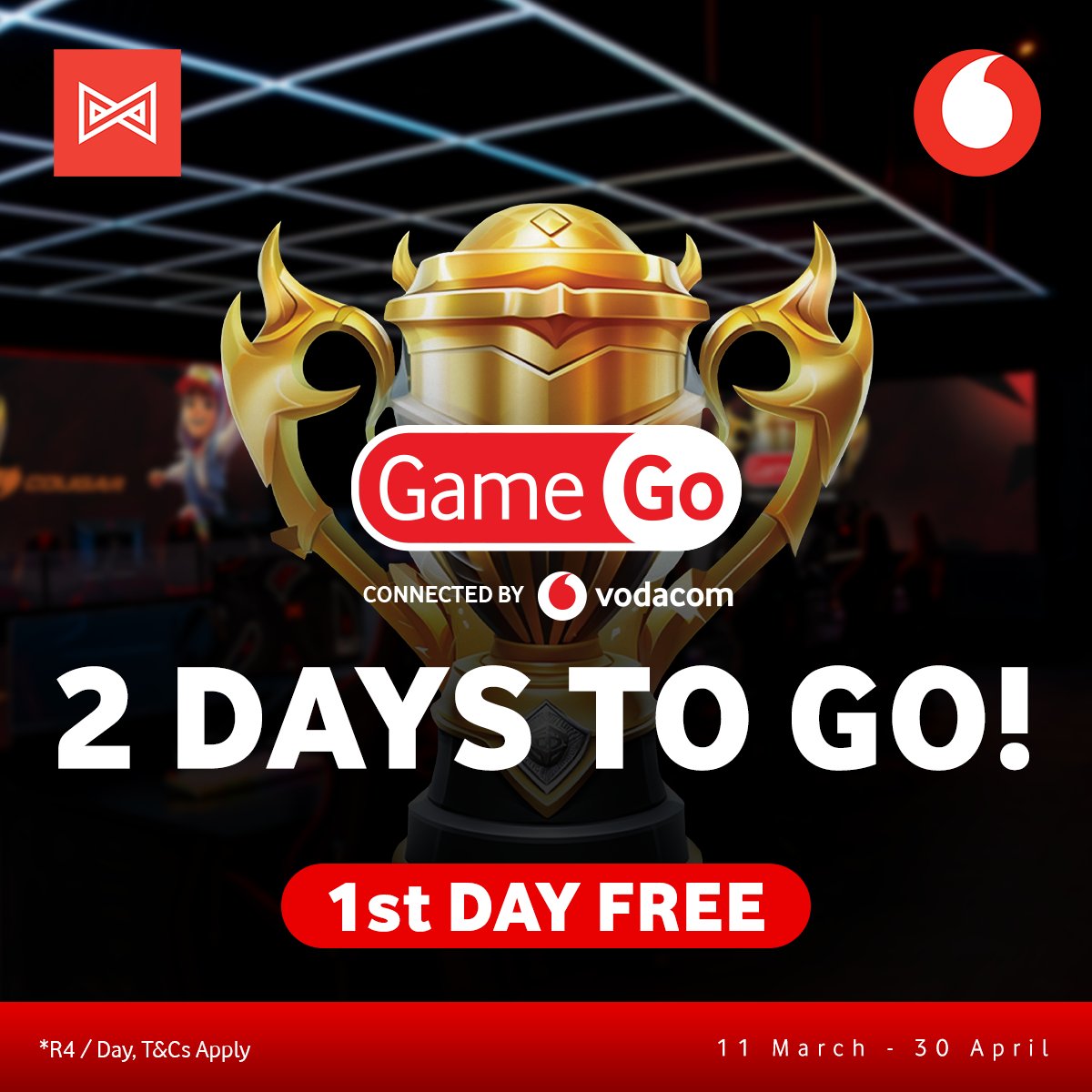 2 days to go to the <a href="/Vodacom/">Vodacom</a> Game Go event at the Forge Arena 🤩🎮

#Vodacom #GameGo #GameYourWay
