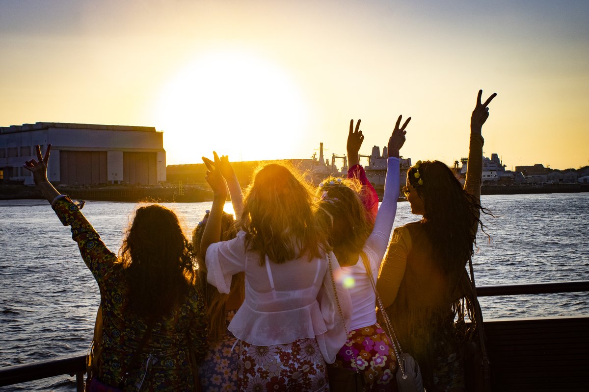 Grab your mates and party the night away on a @MerseyFerries party cruise this weekend! 🚢

Celebrate the return of #Eurovision on Friday or hop on a Beatles Tribute Cruise on Saturday!

➡️ visitliverpool.com/event/eurovisi…
