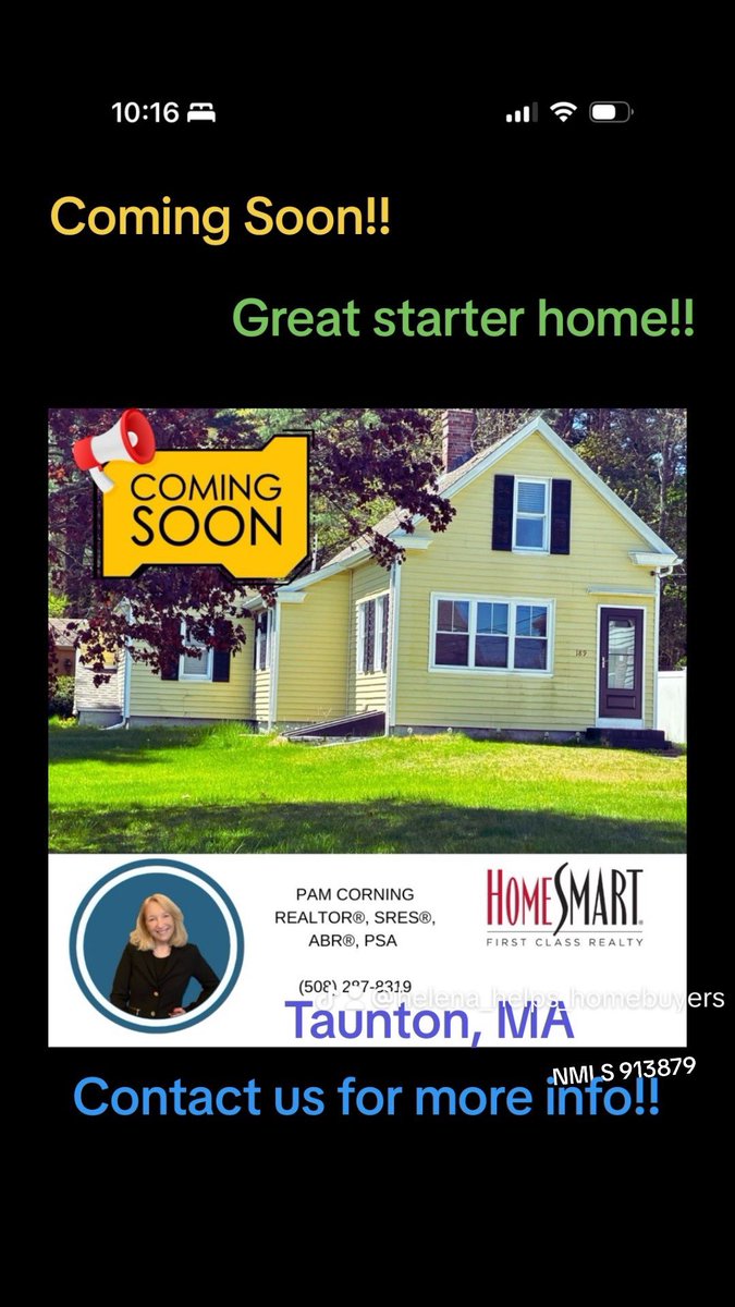 Coming soon‼️
Great starter or downsizing home 🏠 
Contact us today for more information ☎️📞⏰