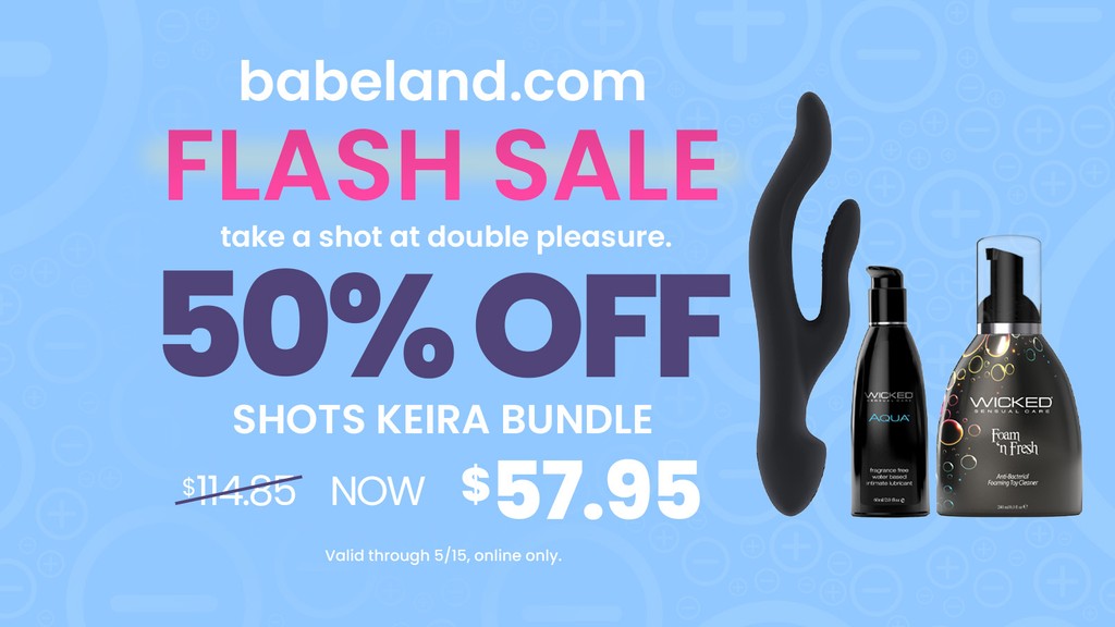 There's only on thing we love more than #MasturbationMay and that's a Masturbation May FLASH SALE! 😍 Get 50% off the Keira bundle for a limited time only! 

l8r.it/n6EB