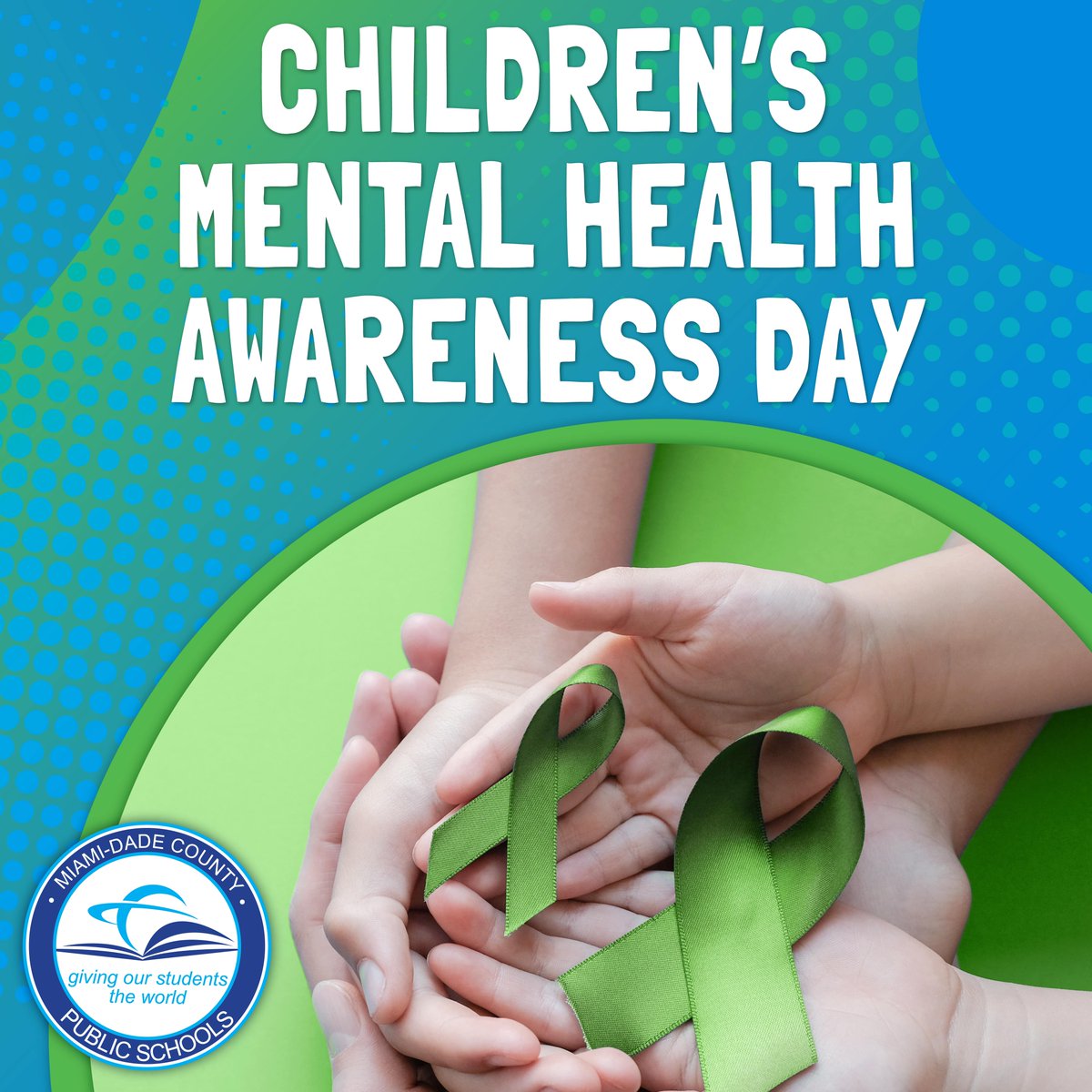 Today is #ChildrensMentalHealthAwarenessDay! Let's prioritize the emotional well-being of our children and youth. By raising awareness and providing support, we can help students thrive! @MDCPS_MHS resources are available at: mdcpsmentalhealthservices.net #MentalWellnessMatters