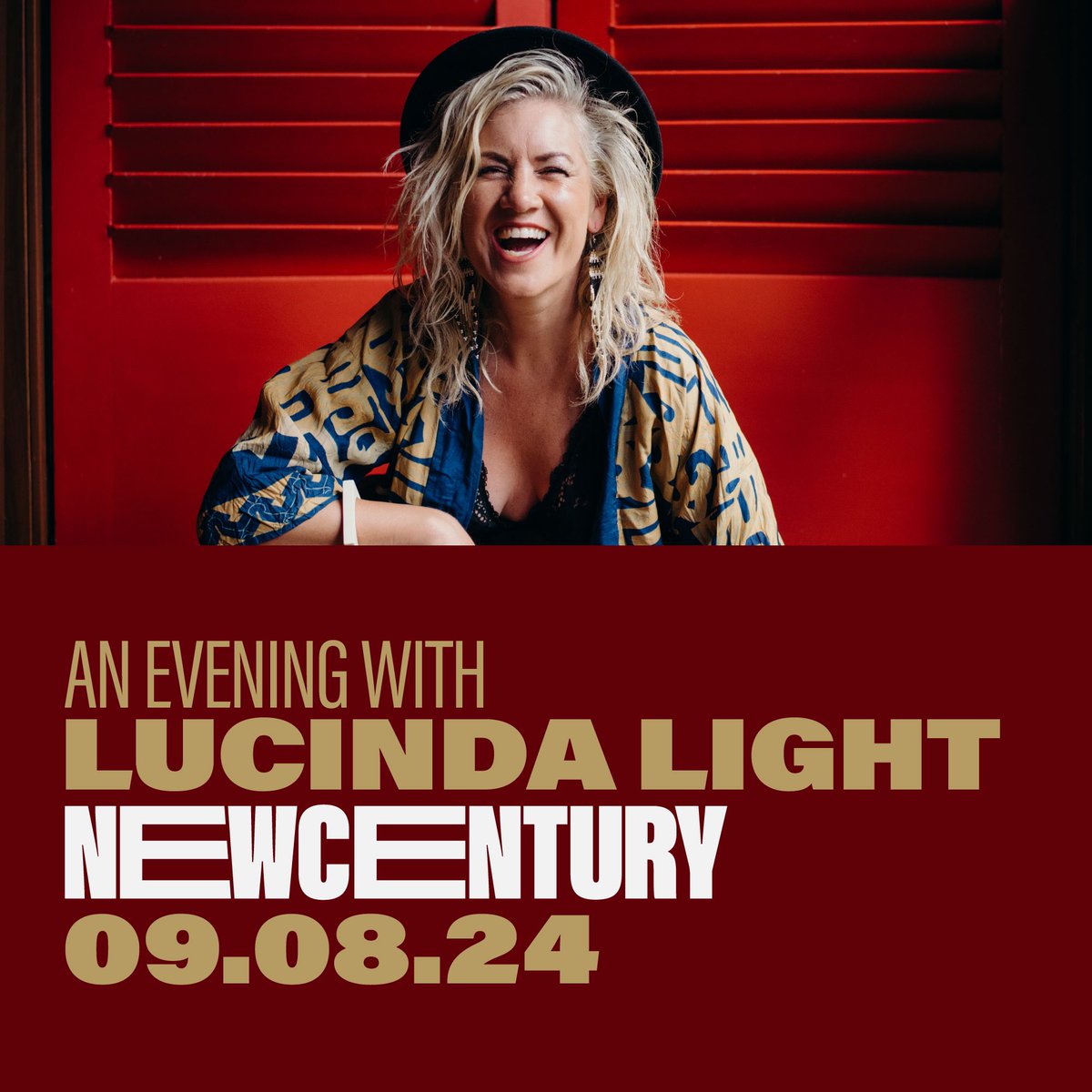 Married at First Sight Australia’s star Lucinda Light will share her infectious zest for life at a special ‘evening with’ event at New Century on 9th August Tickets on sale tomorrow: l link.dice.fm/n626553936ca