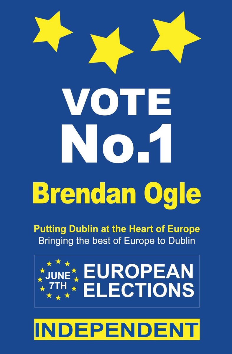 #Elections2024 ‘Putting Dublin at the Heart of Europe - Bringing the Best of Europe to Dublin’. They say imitation is the best form of flattery and it seems some of my opponents agree @sineadgibney brendanogle.ie #DoItForDublin