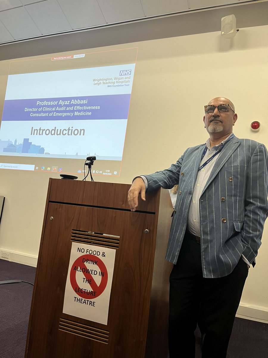 Professor Ayaz Abbasi Director of Clinical Audit and Effectiveness opens the best practice event