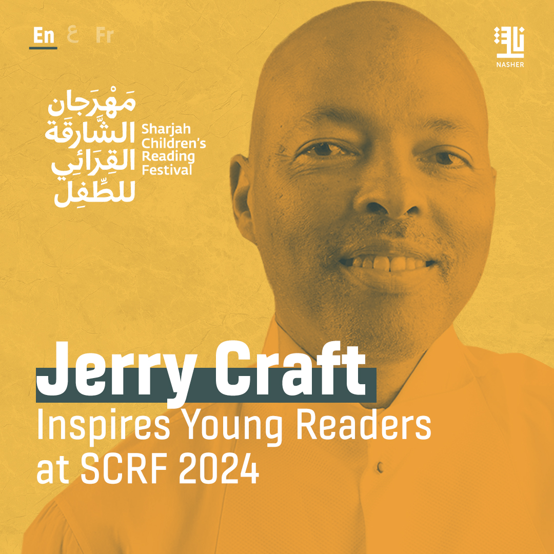 .@JerryCraft, cartoonist and creator of 'New Kid', captivated young readers at the Sharjah Children's Reading Festival. He shared his inspiring journey as an author and illustrator, emphasizing the power of personal storytelling. tinyurl.com/ywen5uwj @SharjahBookAuth