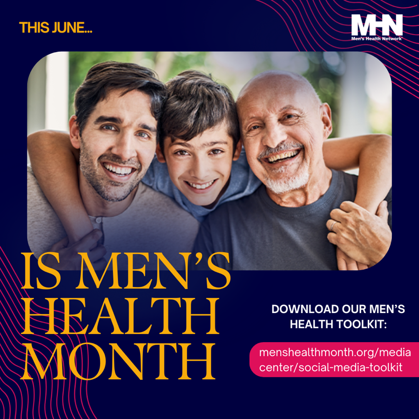 🙋‍♂️ JUNE IS #MENSHEALTHMONTH Every June, we recognize #MHM #MHN is dedicated to spreading awareness about the #Physical, #Mental, & #Emotional #HealthIssues that affect #Men & #Boys. #Download our #MediaToolkit & #Support #MenandBoys: ow.ly/EV8850RzyuS