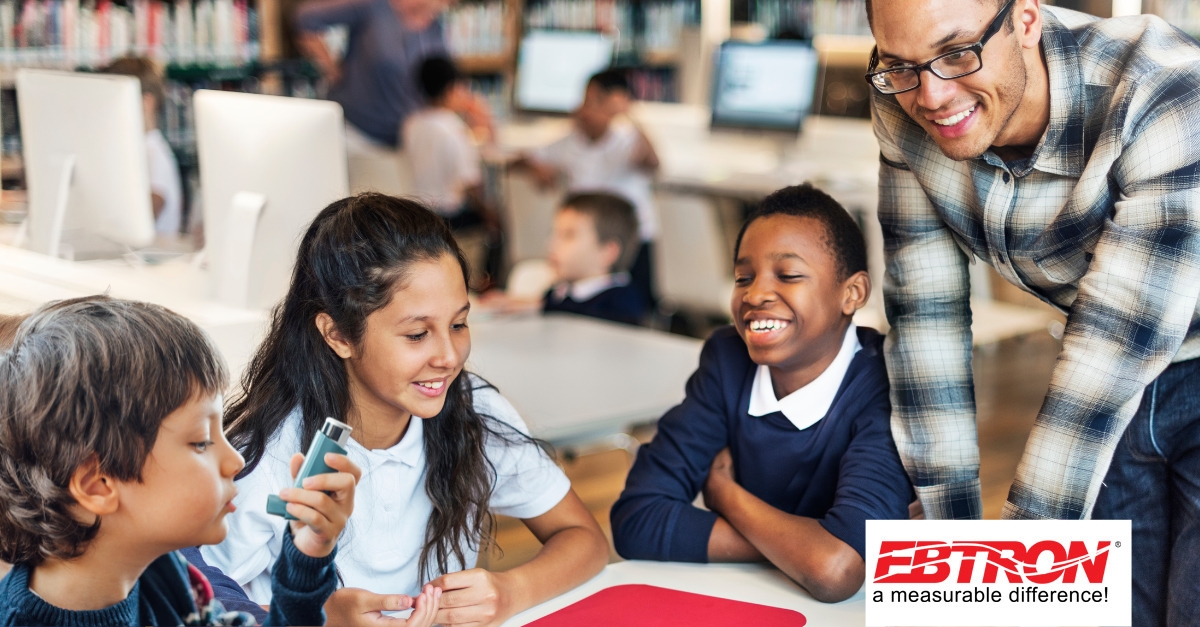 #AsthmaAwarenessMonth 
Now is the time to start planning to enhance your school ventilation system for the summer building updates. #EBTRON provides accurate and reliable #airflow #measurement airflow measurement devices #AFMS to ensure clean air delivery.