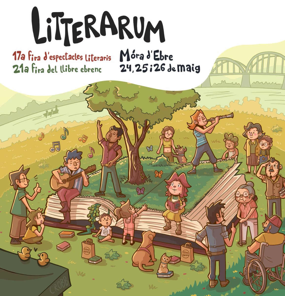 Arriba la 17a fira d'espectacles literaris i la 21a fira del llibre ebrenc a Mora d'Ebre! Reserveu els dies 24, 25 i 26 de maig per gaudir d'uns dies ple de literatura i amb moltes sorpreses. Podeu consultar el programa d'activitats a la web literarum.cat i @bassa1903