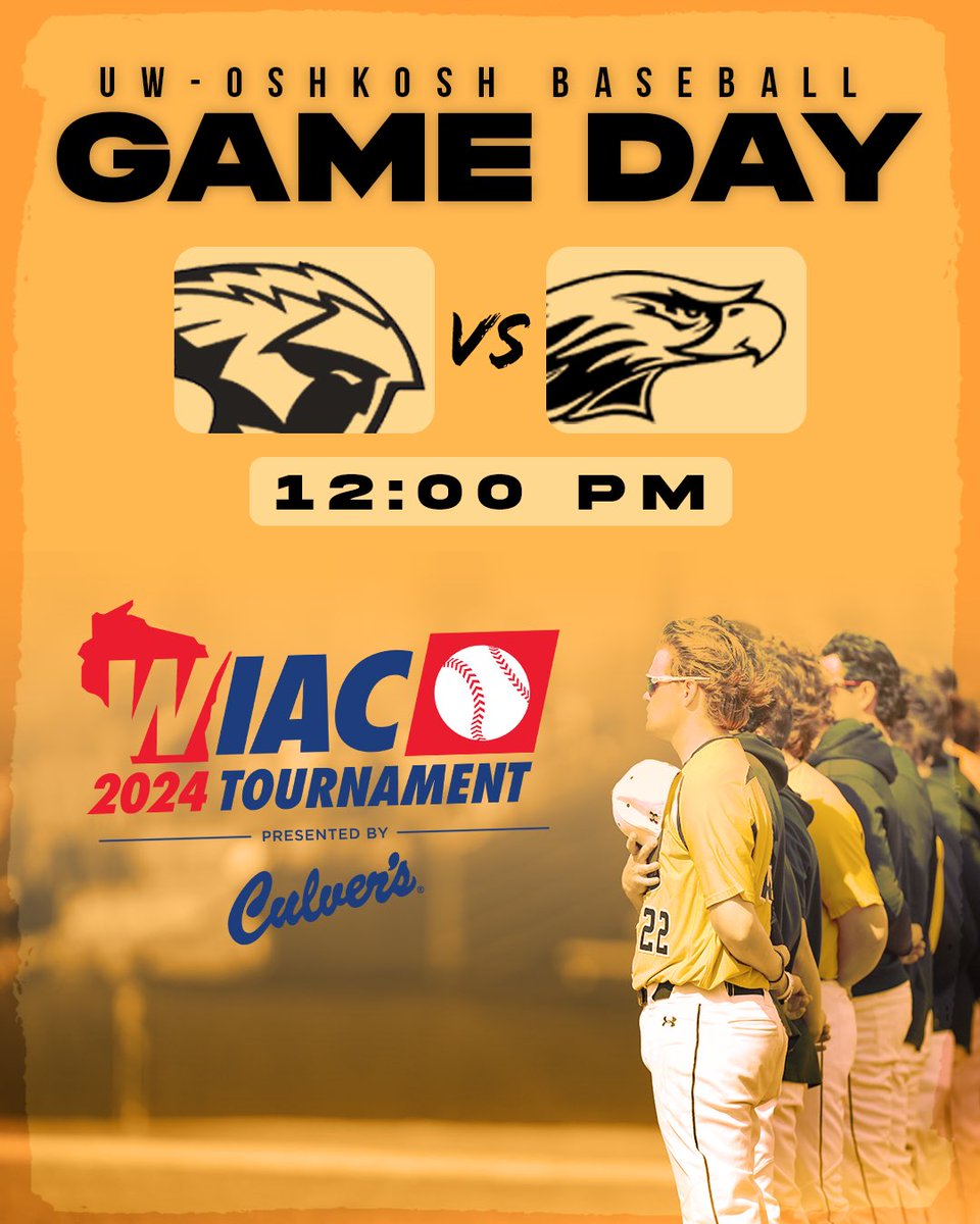 WIAC tournament time… here we go! 🆚 UW Whitewater 🕛 Noon 🏟️ Prucha Field 📍 Whitewater, WI 📊📺 bit.ly/3WrBtI6