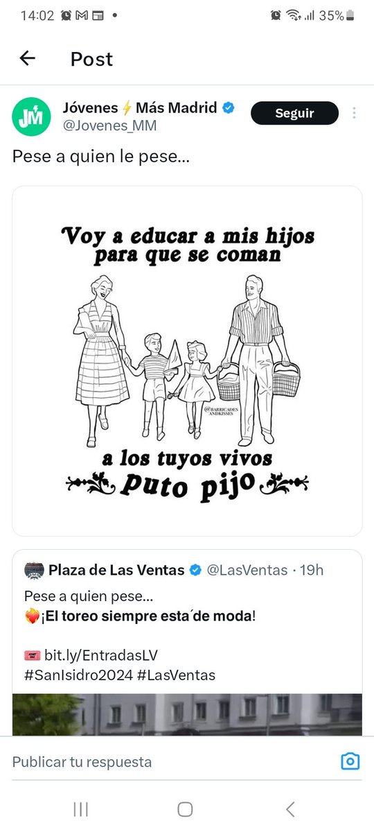 LaEtxebarria's tweet photo. 3 imágenes se entienden mejor juntas:
1. Juventud Más Madrid amenaza a los "putos pijos"
2. Errejón en su ático de Ópera, una de las zonas + caras de Madrid.  Barbacoa, 359 euros
3. Sueldo Rita Maestre. 102.000 € (más complementos y dietas). No ha trabajado fuera de la política. https://t.co/Mi2QVZs9hN