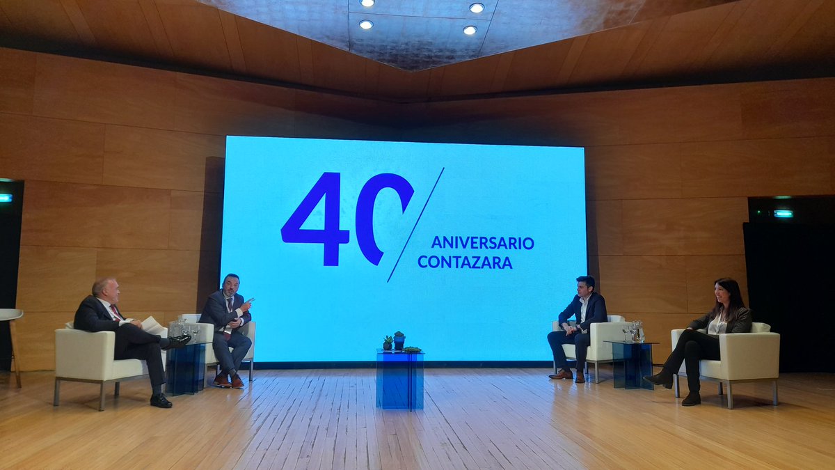 Feliz de acompañar a @contazara en su 40 aniversario y orgullosos de acompañarle desde su origen en proyectos de innovación tecnologica @ITA_tecnologia. Felicidades #CONTAZARA40!!!, gran empresa innovadora y puntera de éxito.