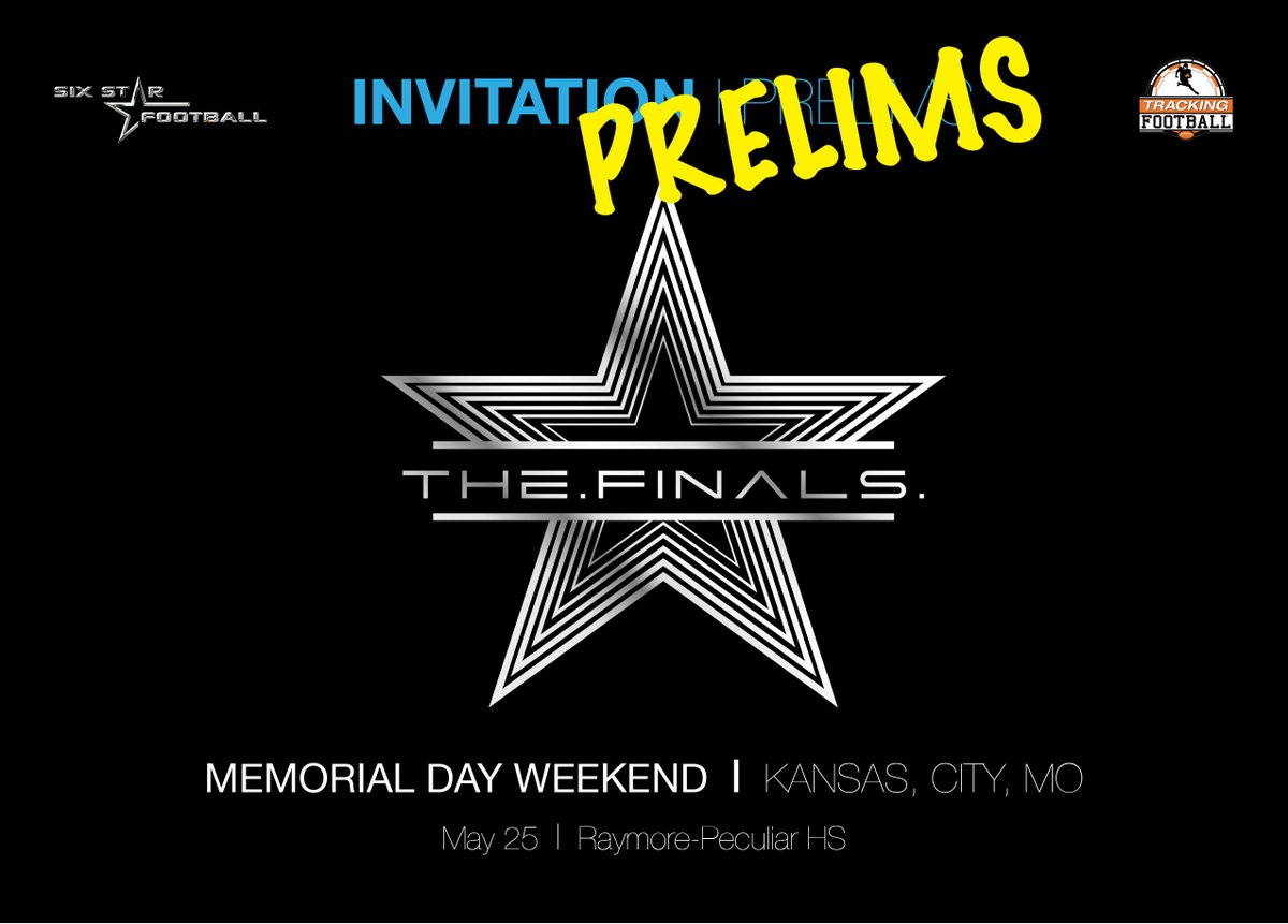 🚨TheFINALS I PRELIMS🚨 The is a last chance opportunity to qualify for TheFINALS this year! ⭐️Prospects will compete for an opportunity to stay over for TheFINALS ⭐️PRELMS will feature laser 40 and combine Where: Raymore-Peculiar (MO) HS When: Saturday, May 25 REGISTER…