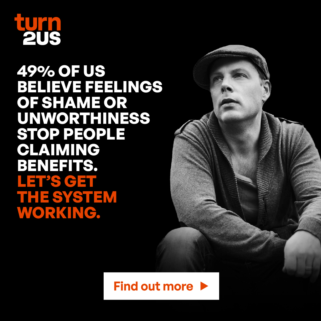 The #LetsGetTheSystemWorking campaign highlights barriers such as stigma that stop too many of us from accessing available financial support. We must remove the stigma and normalise claiming benefits so the social security system works for everyone: turn2us.org.uk/campaigns-and-…