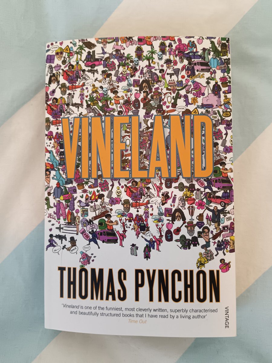 For my birthday I got Pynchon's Vineland!😎📚 #books #kirjat