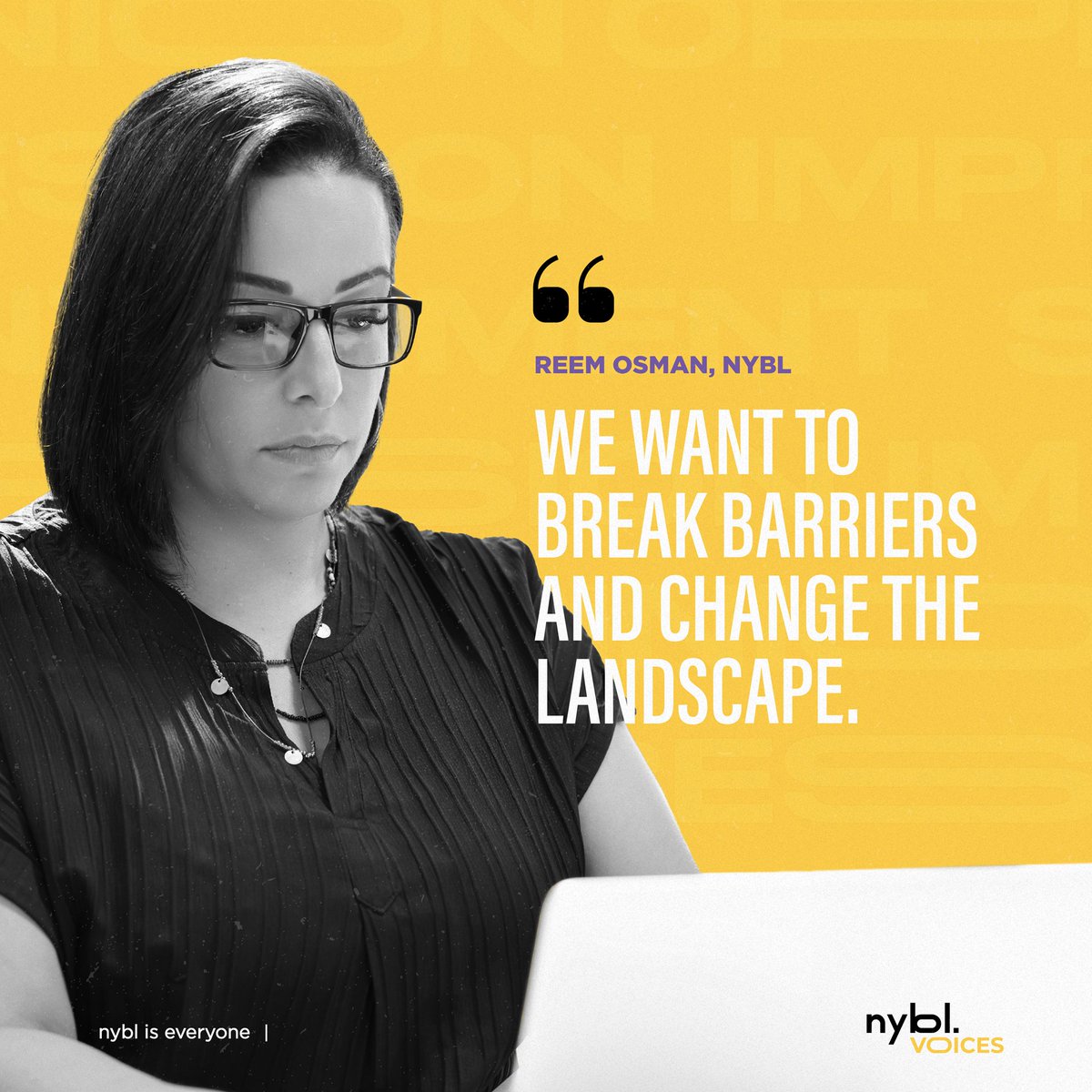 nybl’s Chief People Officer, Reem Osman’s words on the philosophy of nybl’s founders. Join us in embracing a #culture that prioritizes efficiency over rigid time constraints.💜 Listen to this episode of nybl Voices here: eu1.hubs.ly/H091fDb0 #AI #UAE #KSA