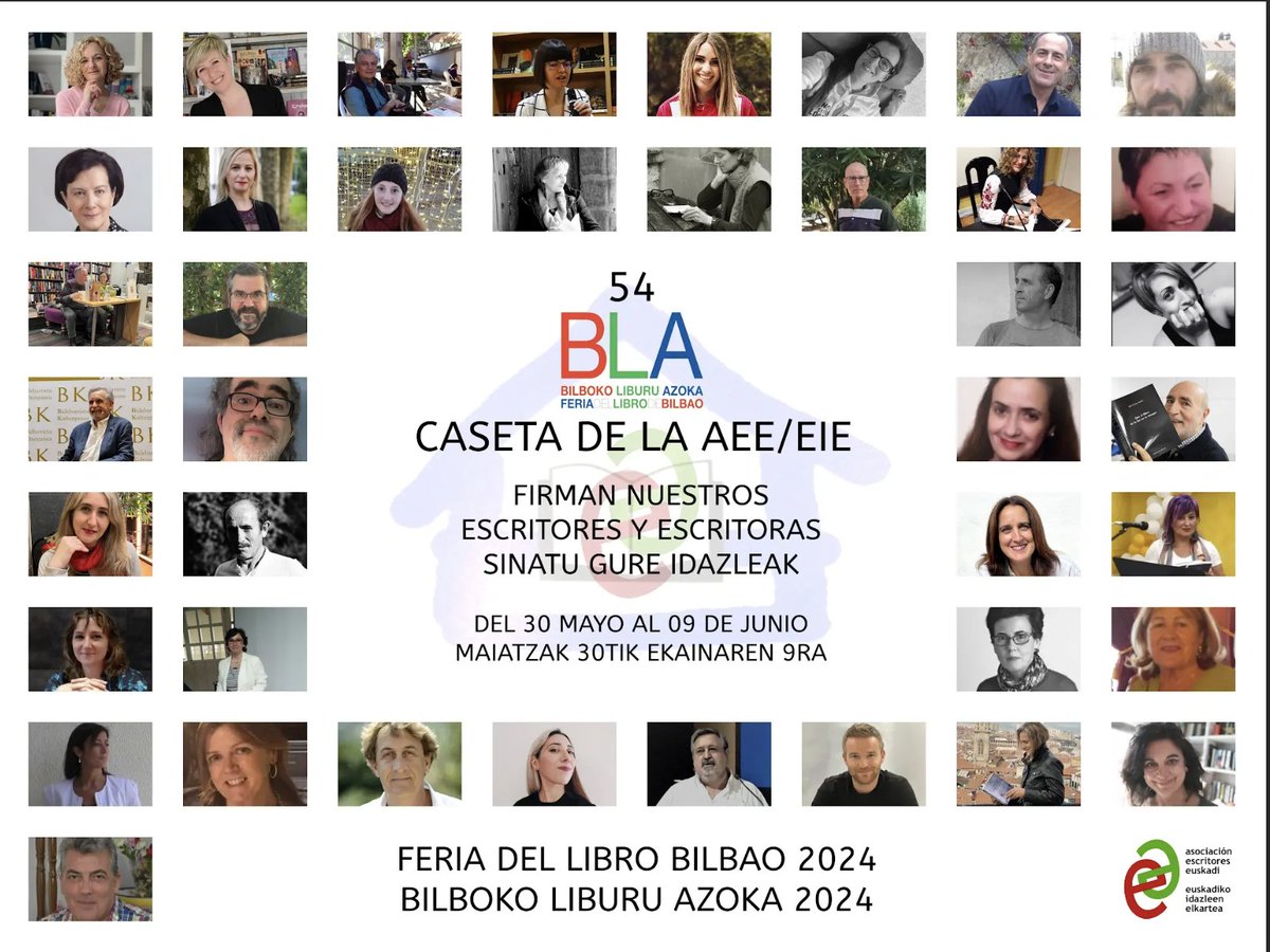 ✍️📖 Bueno, pues ya es oficial: este año volveré a estar en la Feria del Libro de Bilbao firmando ejemplares de 'Yo salvé a la reina de Inglaterra'. 💃

Estaré el miércoles 5 de junio de 12:30 h a  14:00 h en la caseta de la <a href="/AEEEIE/">EscritoresdeEuskadi</a>.🤗 ¿Te vienes? 

🛒📖 leer.la/B0B9QM23N6