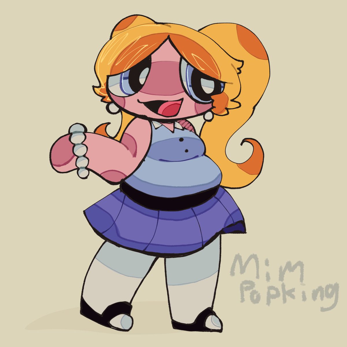 I would love to see more of chubby bubbles 🫧 cus is so cute #PowerpuffGirls #PowerpuffGirlsfanart