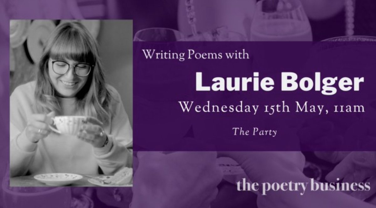 LAST FEW FOR 'Writing: The Party' on Wednesday next week team! Spread the word! Thanks @poetrybusiness for being so brilliant...let's party 💕✍️ 🎉 🍤 ❤️ poetrybusiness.co.uk/whats-on/works… #poetry #writingworkshop #partytime #thepoetrybusiness #poems #newwriting #writingworkshop