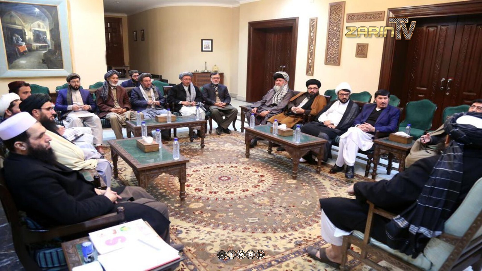 Meeting with the Taliban’s Deputy Prime Minister’s Office and the influential Hazara people