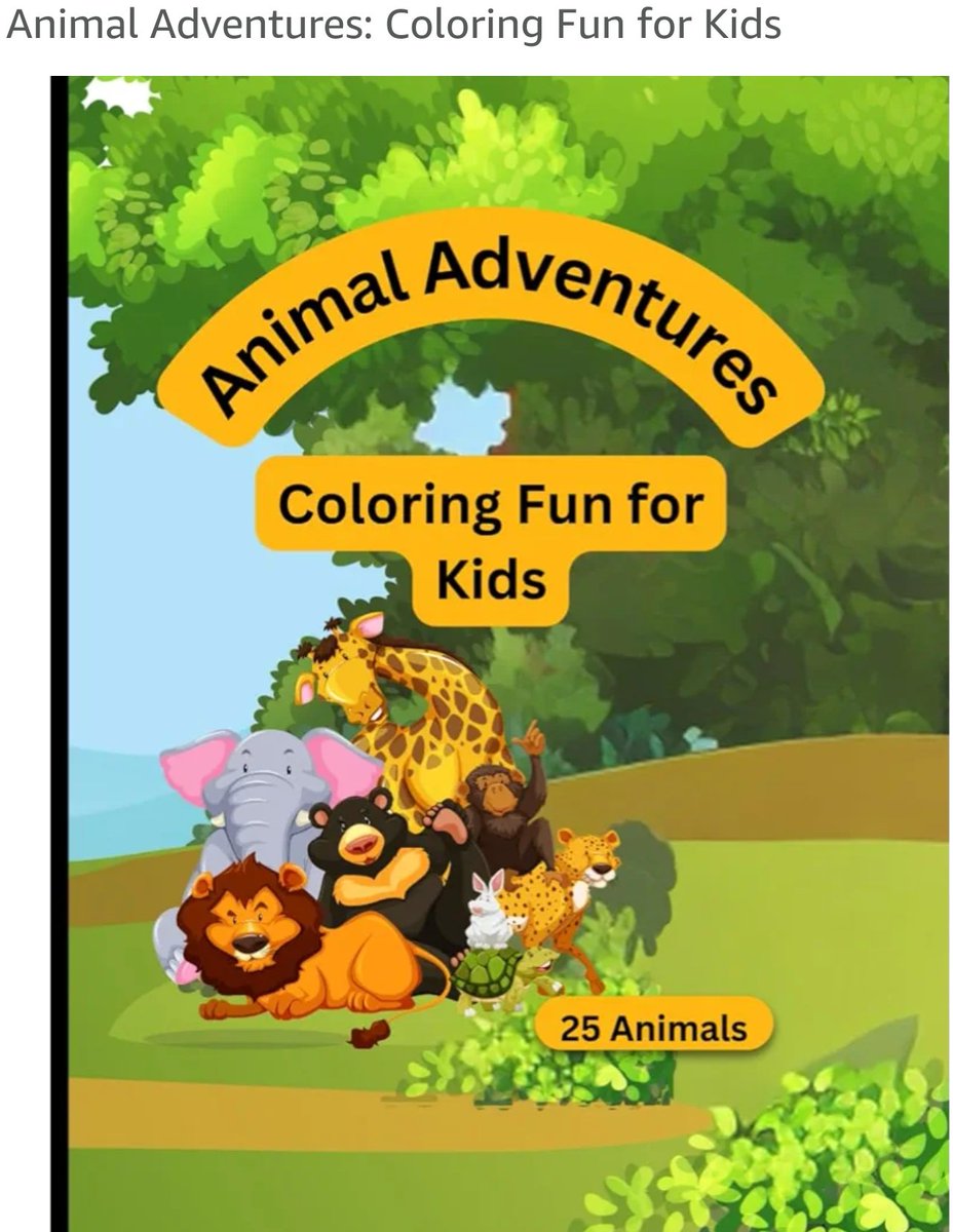 Scan the QR code to buy Kids Coloring Book #animals #kidsbook