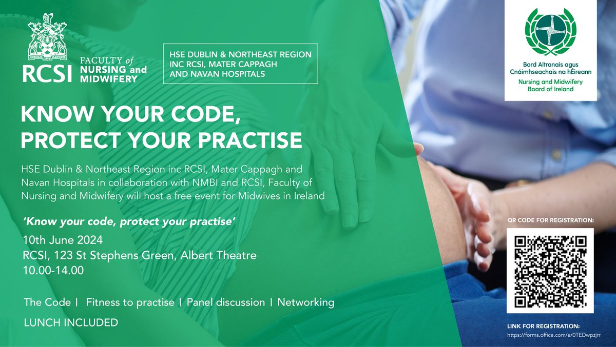judymcentee@rcsihospitals.ie (@judymcenteercs1) on Twitter photo Registration is open for this free event to Midwives nationally. Places are limited so register now to avoid disappointment.
<a href="/petrinadonnelly/">@donnellyp</a> <a href="/gra_milne12/">Gráinne Milne</a>
<a href="/Fionamw_ire/">Fiona M Hanrahan</a> <a href="/CavmonN/">Cavan Monaghan Nursing #wearenursing</a> <a href="/RCSI_FacNurMid/">RCSI Faculty of Nursing & Midwifery</a> <a href="/NMBI_ie/">Nursing and Midwifery Board of Ireland</a> Registration is open for this free event to Midwives nationally. Places are limited so register now to avoid disappointment.
<a href="/petrinadonnelly/">@donnellyp</a> <a href="/gra_milne12/">Gráinne Milne</a>
<a href="/Fionamw_ire/">Fiona M Hanrahan</a> <a href="/CavmonN/">Cavan Monaghan Nursing #wearenursing</a> <a href="/RCSI_FacNurMid/">RCSI Faculty of Nursing & Midwifery</a> <a href="/NMBI_ie/">Nursing and Midwifery Board of Ireland</a>