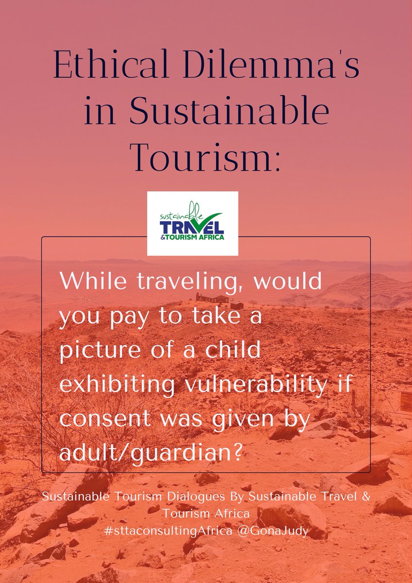 Ethical dilemmas for conscious travellers: Would you pay to take a picture of a child exhibiting vulnerability if consent was given by adult/guardian in exchange for cash?
#childrights #tourism #ethicaltravel #sustainable #responsibletravel