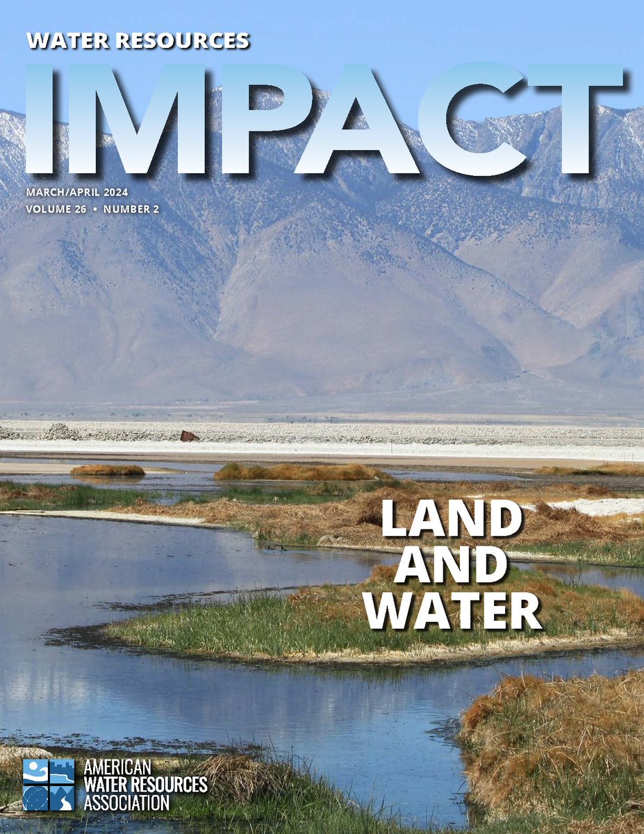 Available Now! Get your #WaterResourcesIMPACT issue today: Land & Water and discover the work being done to predict, protect, & integrate planning efforts for the future of land and water. AWRA members get FREE access. awra.org/ItemDetail?iPr…