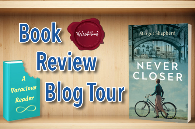 My book review will be a bit delayed, but here's a spotlight (for now) for @The_WriteReads Blog Tour of #NeverCloser by @MargotShepherdW. Go check it out! #WomensFiction #HistoricalFiction #literaryfiction #contemporary #bookbloggers #booktwt imavoraciousreader.blogspot.com/2024/05/never-…