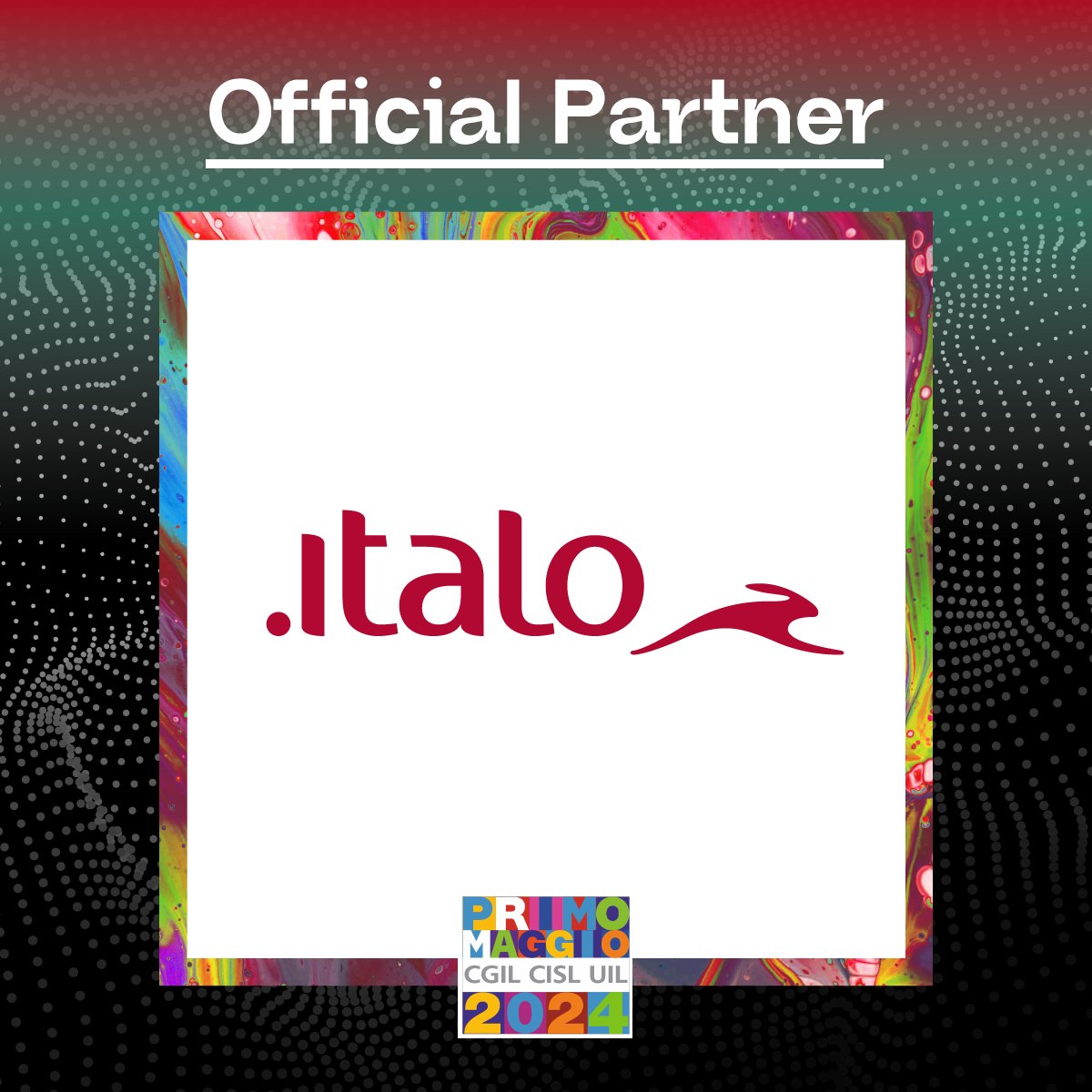 Grazie @ItaloTreno, official partner di #1M2024