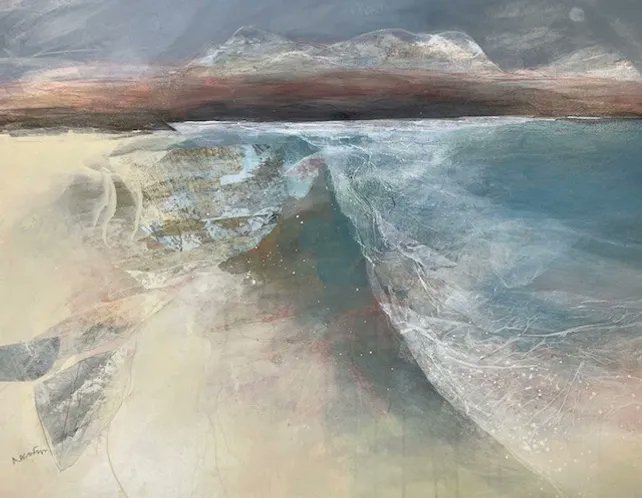 The 'fragility' of the lands of the Highlands and Islands is explored in a new exhibition at @GairlochMuseum featuring the works of four female artists: Fiona Macintyre, Aileen Grant, Jane Rushton and Beth Robertson Fiddes. heraldscotland.com/news/24308847.…