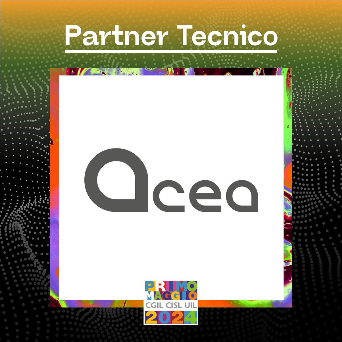 Grazie #Acea, partner tecnico di #1M2024