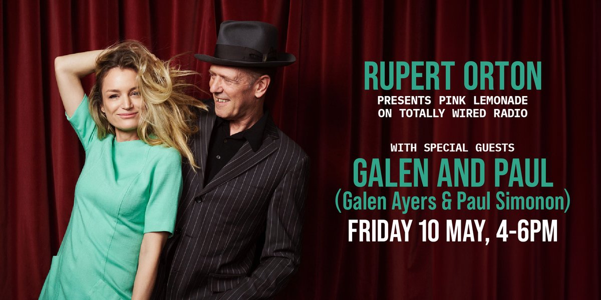 PRB Presents (@prbpresents) on Twitter photo .<a href="/GALENandPAUL/">GALENandPAUL</a>
are the special guests on Rupert's Pink Lemonade
<a href="/TotallyWiredRAD/">Totally Wired Radio</a> this Friday.
Tune in this Friday 4 - 6 pm @ totallywiredradio.com .<a href="/GALENandPAUL/">GALENandPAUL</a>
are the special guests on Rupert's Pink Lemonade
<a href="/TotallyWiredRAD/">Totally Wired Radio</a> this Friday.
Tune in this Friday 4 - 6 pm @ totallywiredradio.com